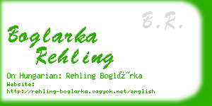 boglarka rehling business card